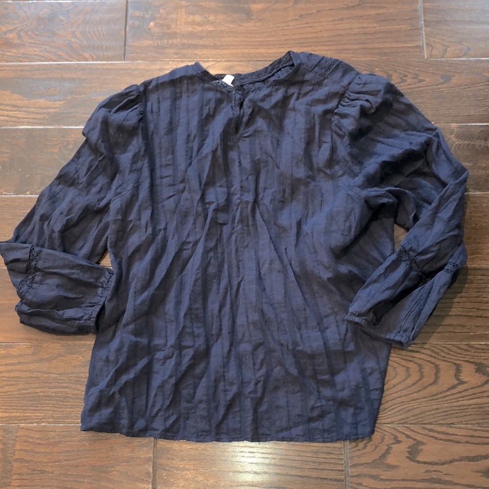 Time and Tru navy blue top size XXlarge - Picture 6 of 6